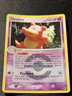 Pokemon EX FIRERED&LEAFGREEN - Slowbro Slowpoke - Reverse Holo - ENG - NM+ - Image 4