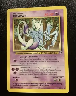 Pokemon Mewtwo Rare Legendary Collection 29/110 WOTC Vintage 2002 - Image 1