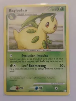 Bayleef 41/123 Uncommon Mysterious Treasures Pokemon LP - Image 1