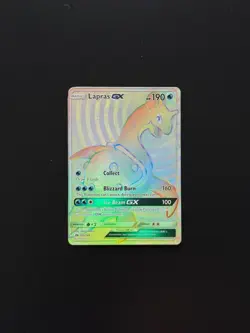 Lapras GX 151/149 Pokemon Sun & Moon Base Set Rainbow Secret Rare 151/149 - Image 1