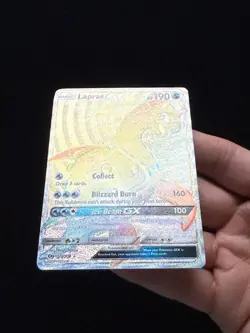 Lapras GX 151/149 Pokemon Sun & Moon Base Set Rainbow Secret Rare 151/149 - Image 3