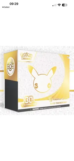 Pokemon 30th Anniversary Elite Trainer Box Pokemon Centre PRE SALE - Image 1