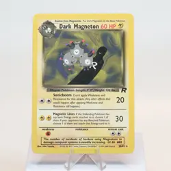 Pokemon TCG - Dark Magneton 28/82 Team Rocket Rare WOTC - MPCrease - Image 2