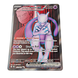 Pokemon TCG Team Rockets Mewtwo EX 213/182 Full Art Destined Rivals - Image 1