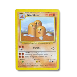 Carte Pokemon Francaise - Triopikeur 19/102 Rare - Set de Base - Image 1