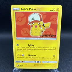 Ash's Pikachu - SM109 SM109/248 - SM Promos Moderately Played - Image 1
