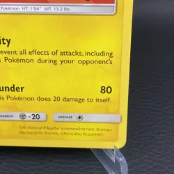 Ash's Pikachu - SM109 SM109/248 - SM Promos Moderately Played - Image 5