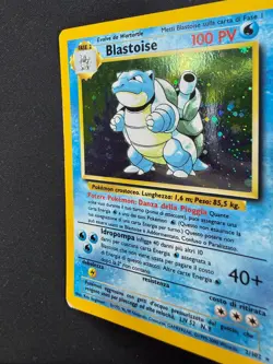 Pokemon Blastoise 2/102 Set Base Rara Holo Unlimited Wizards ITA Carte Vintage - Image 4