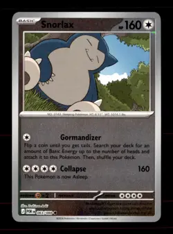 Snorlax 063/088 Common Perfect Order Pokemon Reverse Holo Near Mint - Image 1