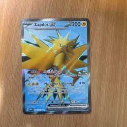 Pokemon TCG SV: Scarlet & Violet 151 Zapdos ex 192/165 Ultra Rare Holo - Image 1
