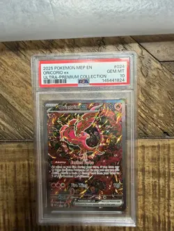 ORICORIO EX PSA 10 #024 POKEMON MEP ULTRA-PREMIUM COLLECTION 2025 - Image 1