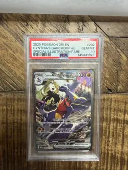 Cynthia's Garchomp ex 232 SIR Destined Rivals GEM MINT PSA 10 - Pokemon 2025 - Image 1