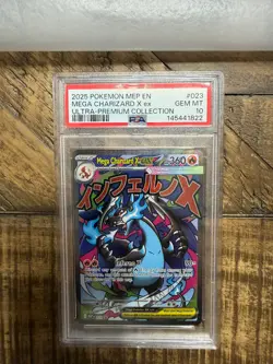 PSA 10 Mega Charizard X ex #023 UPC Black Star Promo GEM MT 2025 Pokemon - Image 1