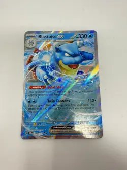 Pokemon TCG Blastoise EX 030/142 Holo Double Rare Stellar Crown - Near Mint - Image 1