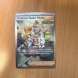 Pokemon Professor Sada's Vitality 256/182 Paradox Rift Mint Illustration Rare - Image 1