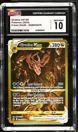 GIRATINA VSTAR GG69/GG70 GALARIAN GALLERY HOLO POKEMON CGC 10 GEM MINT - Image 1
