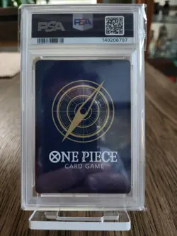 One Piece TCG Carrying On His Will Shanks OP09-004 SP Silver PSA 10 Gem Mint - Image 2