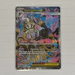 Pokemon card 099/084 Mega Chandelure ex mega evolution Pitch Black - Image 1