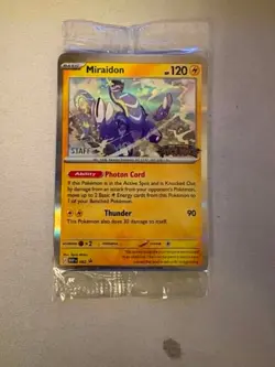 PD 567 Pokemon Pitch Black - STAFF Prerelease Promo Cards - Sealed Pack of 4 - Image 1