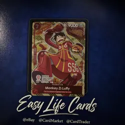 P-080 Monkey.D.Luffy Bandai Card Games Fest 24-25 One Piece TCG English Card - Image 1