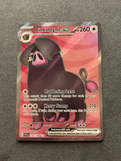 Pokemon Card Oinkologne EX 234/198 Scarlet & Violet Base Full Art Ultra Rare NM - Image 1
