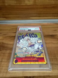 2023 One Piece Monkey D. Luffy OP05-119 SEC Alternate Art PSA 10 English - Image 3