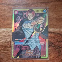 Shanks One Piece TCG Romance Dawn OP01-120 Secret Rare ENG - Image 1