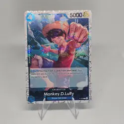 Monkey.D.Luffy (Jolly Roger Foil) P-055 Premium Booster - One Piece - Image 1