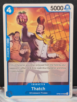 Thatch OP08-045 Two Legends One Piece Near Mint NM Card Uncommon CCG UC Blue - Image 1