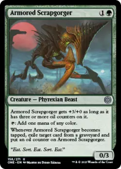 NM Armored Scrapgorger - 158 - Phyrexia: All Will Be One - Image 1