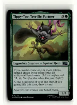 Tippy-Toe, Terrific Partner 734U Foil MTG Commander: Marvel Super Heroes - Image 1