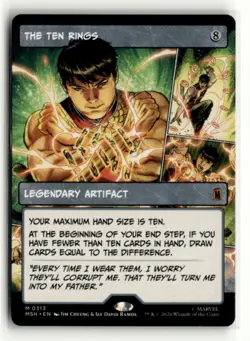 The Ten Rings (Borderless) Foil M Marvel Super Heroes 313 Magic: The Gathering - Image 1