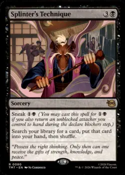 Splinter's Technique 0080 Teenage Mutant Ninja Turtles MTG NM - Image 1