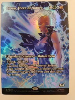 Foil Storm, Force of Nature (Borderless) Marvel Universe Eternal-Legal 0094 - Image 1