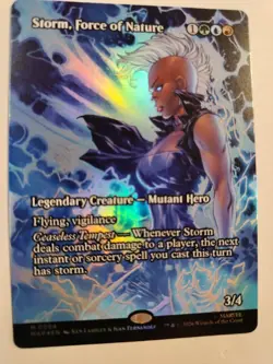Foil Storm, Force of Nature (Borderless) Marvel Universe Eternal-Legal 0094 - Image 2