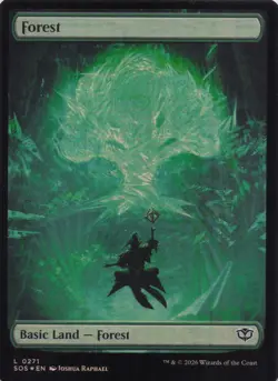 Forest (0271) Secrets of Strixhaven Full Art Foil - Image 1