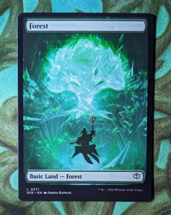 x1 NM - Forest 0271 FULL ART Secrets of Strixhaven - Image 1