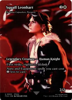 MTG Squall Leonhart - Danitha Capashen, Paragon (Showcase) NM 22 FINAL FANTASY - Image 1
