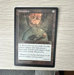 Wizards of the Coast Grindstone Tempest #290 Artifact Rare Regular Eng 1997 - Image 1