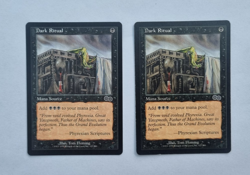 MTG Dark Ritual x2, Urza's Saga, Mana Source, LP/NM, Vintage, 127/350 - Image 1