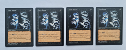 MTG Dark Ritual x4, Tempest, Mana Source, Common, NM, Unplayed - Image 1