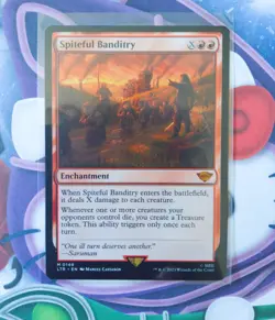Spiteful Banditry CMM M 0937 MTG LOTR REGULAR MYTHIC - Image 1