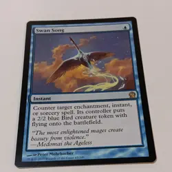 Magic: The Gathering Swan Song 65/249 Theros Rare Instant Blue Regular EN - Image 3