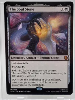 2025 Magic: The Gathering Marvel's Spider-Man Soul Stone #0066 Foil - Image 1