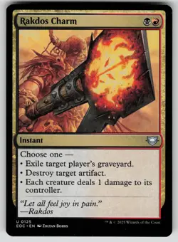 Rakdos Charm Normal U Commander: Edge of Eternities 125 NM - Image 1