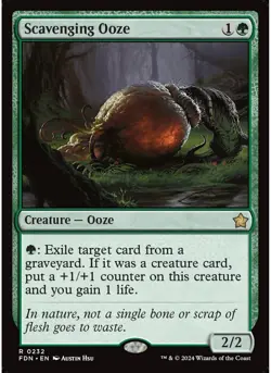 Scavenging Ooze #232 Foundations NM - Image 1