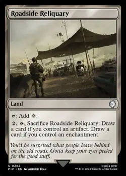 Roadside Reliquary - Foil Light Play, English Magic the Gathering MTG Universes - Image 1
