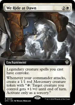 NM Extended Art We Ride at Dawn, MTG, OTJ, Magic the Gathering, 48 - Image 1