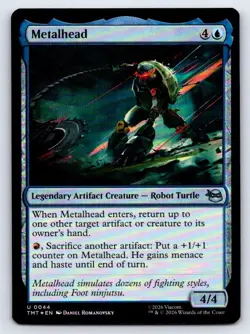 Metalhead 0044 Uncommon Teenage Mutant Ninja Turtles Magic: The Gathering Foil - Image 1