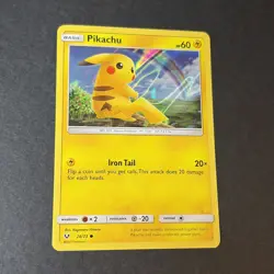 Pikachu (Water Web Holo) 28/73 NM x3 LP x1 Shining Legends Special Card Pokemon - Image 4